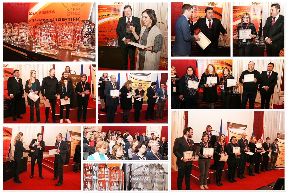 SGEM Vienna Art 2018 Awards SGEM Vienna Art 2018 Awards