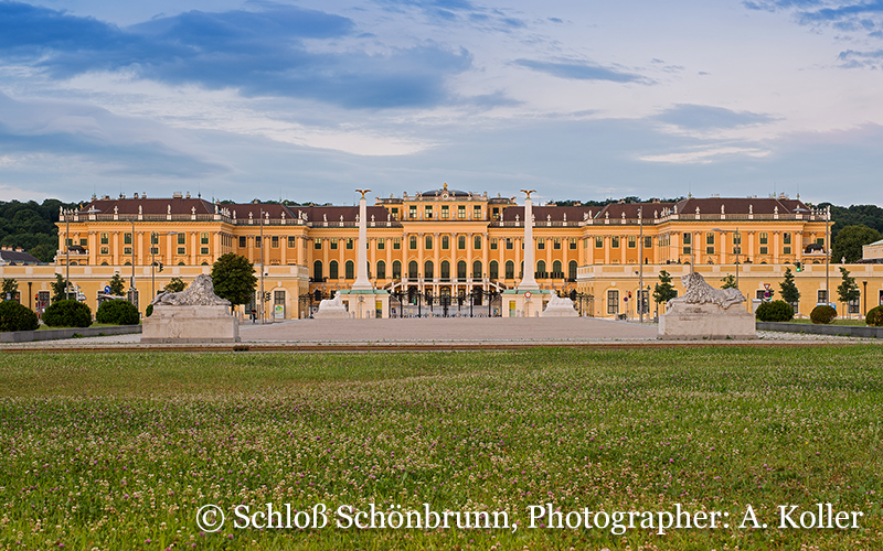 1 Schloss Schoenbrunn c Schloss Schoenbrunn Kultur- und Betriebsges.m.b.H. Alexander Eugen Koller