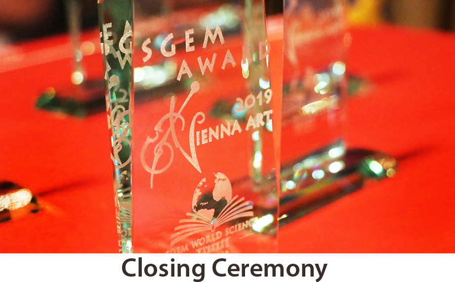 SGEM Vienna Art 2019 - Awarding Ceremony