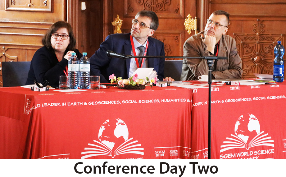 SGEM Vienna 2019 - Conference Day Two SGEM Vienna 2019 Conference Day Two